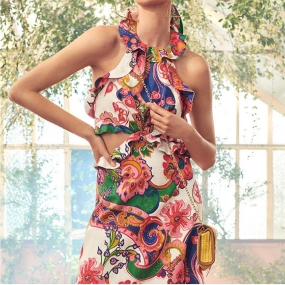 Zimmermann Lovestruck Tie Back Midi Dress - Picture 4 of 11